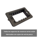 Enchufe Duplex 10/16A Grafito Noir S17 Armado