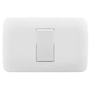 Interruptor Simple 9/12 10A 250V Blanco Armado
