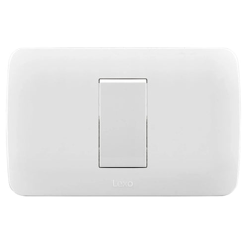 Interruptor Simple 9/12 10A 250V Blanco Armado