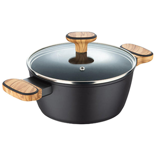Olla De Aluminio Fundido 20 Cm 2.4 L Negro Olivar