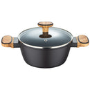 Olla De Aluminio Fundido 20 Cm 2.4 L Negro Olivar