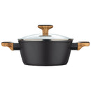 Olla De Aluminio Fundido 20 Cm 2.4 L Negro Olivar