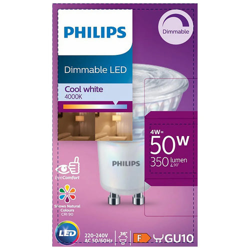 Ampolleta Led Gu10 350 Lm Luz Dia