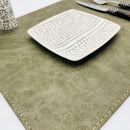 Set 4 Individuales Rectangular 42X32 Cm Clasic Verde