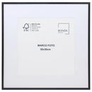 Marco 31X31 Cm Negro Fierro