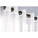 Set De 2 Velos De Velo 145X220 Cm Blanco
