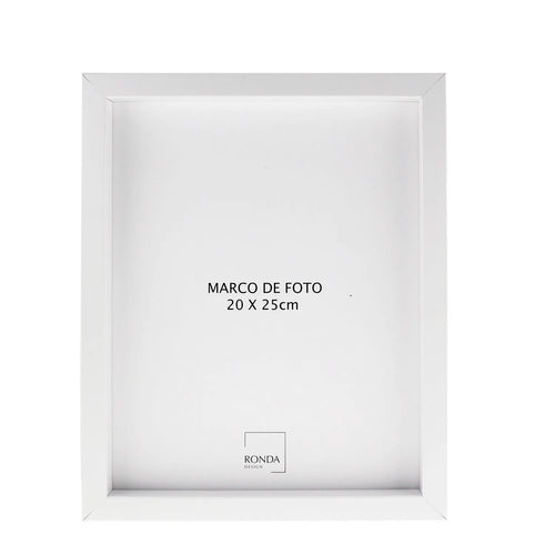 Marco Foto 20X25 Cm Blanco Mdf