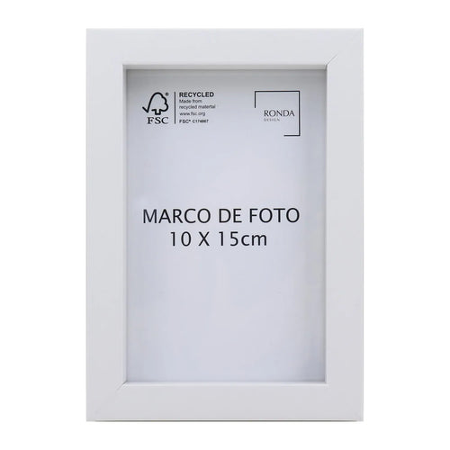 Marco Foto 10X15 Cm Blanco Mdf