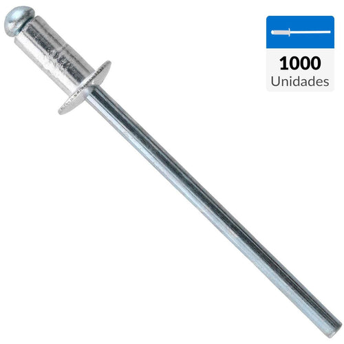 Remache Tipo Pop 3,2X10 Mm 1000 Unidades