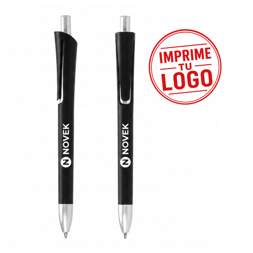 Boligrafo «Zeus» (Negro, Impresion Un Color)