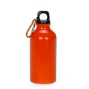 Sport Bottle De Aluminio 420Cc Naranjo (Impresion full color)