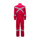 Buzo Black Wolf Piloto Poplin con Cinta Reflectante Rojo L