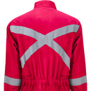Buzo Black Wolf Piloto Poplin con Cinta Reflectante Rojo L