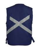 Chaleco Black Wolf Geo Poplin Azul Con Reflectante L