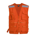 Chaleco de seguridad Black Wolf Geologo Poplin con Reflectante Naranjo M