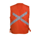 Chaleco de seguridad Black Wolf Geologo Poplin con Reflectante Naranjo M
