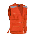 Chaleco de seguridad Black Wolf Geologo Poplin con Reflectante Naranjo M