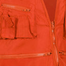 Chaleco de seguridad Black Wolf Geologo Poplin con Reflectante Naranjo M