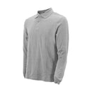 Polera Black Wolf Pique Manga Larga Bw Gris XXXL