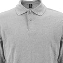 Polera Black Wolf Pique Manga Larga Bw Gris XXXL