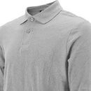Polera Black Wolf Pique Manga Larga Bw Gris XXXL
