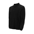 Polera Black Wolf Pique Manga Larga Bw Negro XXL
