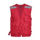 Chaleco de seguridad Black Wolf Geologo Poplin con Reflectante Rojo XXXL