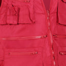 Chaleco de seguridad Black Wolf Geologo Poplin con Reflectante Rojo XXXL