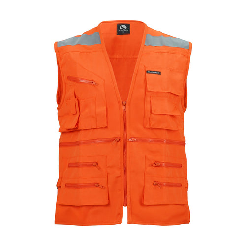 Chaleco de seguridad Black Wolf Geo Canvas con Reflectante M
