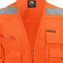 Chaleco de seguridad Black Wolf Geo Canvas con Reflectante L