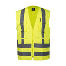 Chaleco Black Wolf Geo Poplin Cinta 360° Amarillo Fluor XXL