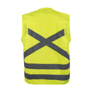 Chaleco Black Wolf Geo Poplin Cinta 360° Amarillo Fluor XXL