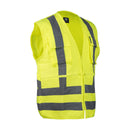 Chaleco Black Wolf Geo Poplin Cinta 360° Amarillo Fluor XXL