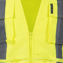 Chaleco Black Wolf Geo Poplin Cinta 360° Amarillo Fluor XXL