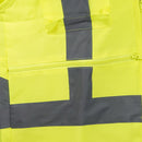 Chaleco Black Wolf Geo Poplin Cinta 360° Amarillo Fluor XXL