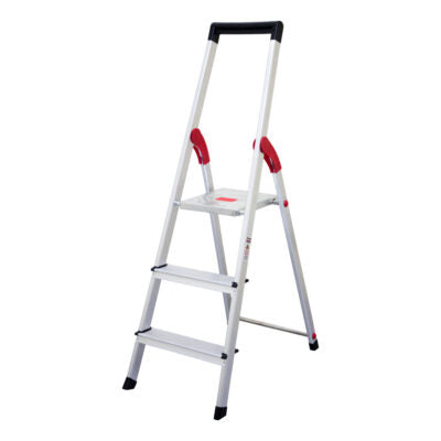 Escalera Aluminio Tijera 3 Peldaños Magna