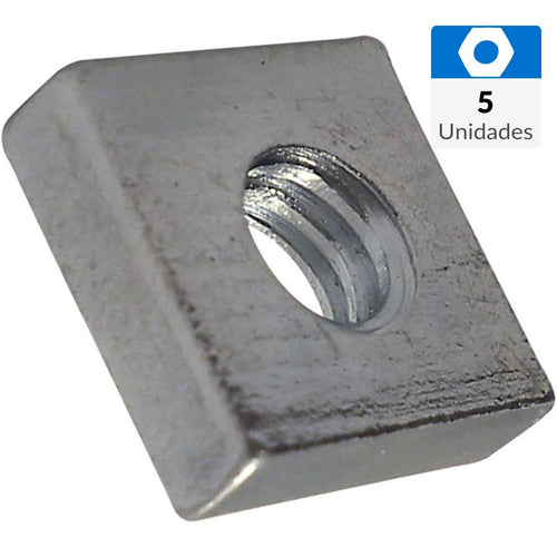 Tuerca Cocina Cuadrada 1/8" 5 Unidades