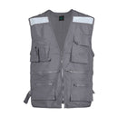 Chaleco Geologo Greenway Poplin con Reflectante Gris XXL