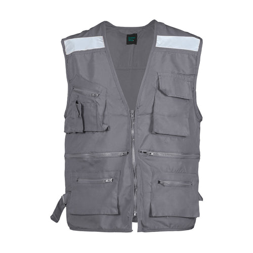 Chaleco Geologo Greenway Poplin con Reflectante Gris XXL