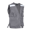 Chaleco Geologo Greenway Poplin con Reflectante Gris XXL