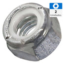 Tuerca Seguridad Nylon Unc 3/8" X 2 Unidades