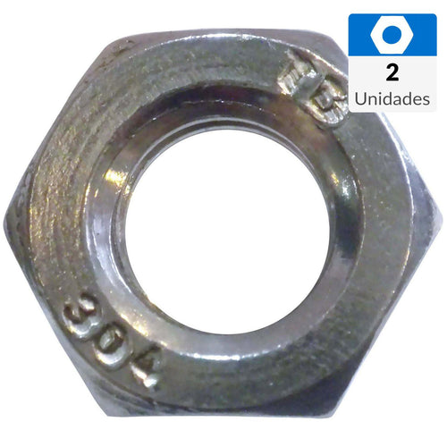 Set De Tuercas Hexagonales 1/4" -20 2 Unidades
