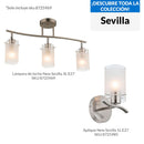 Lampara Techo Sevilla 60 Cm 3 Luces