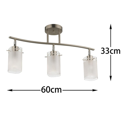 Lampara Techo Sevilla 60 Cm 3 Luces