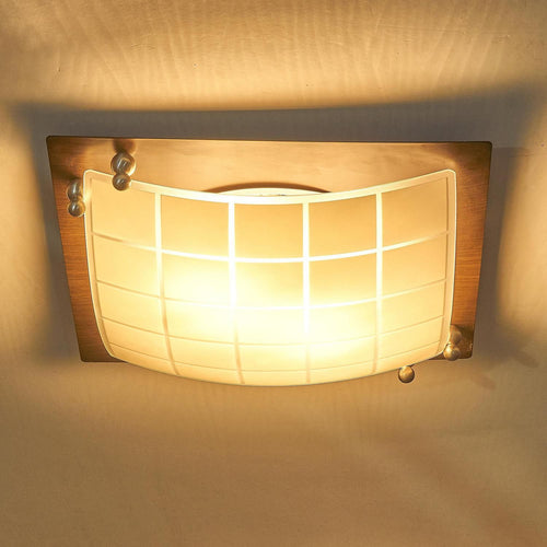 Plafon Curvo 35 Cm 2 Luces E27