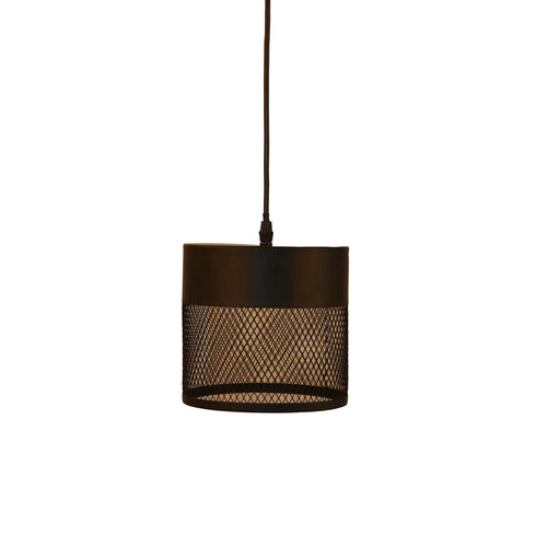Lampara Colgante Metal Negro