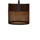 Lampara Colgante Metal Negro