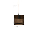 Lampara Colgante Metal Negro