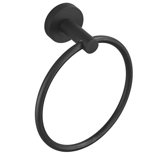 Toallero Argolla Negro Mate