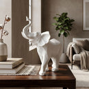 Figura Elefante Blanco 30X27.5 Cm